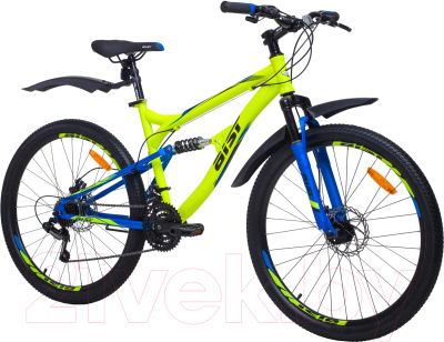 Велосипед AIST Avatar Disc 17.5 (желтый/синий)