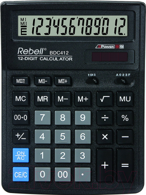 Калькулятор Rebell RE-BDC412 BX (SDC444+)