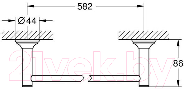 Держатель для полотенца GROHE Essentials Authentic 40653001