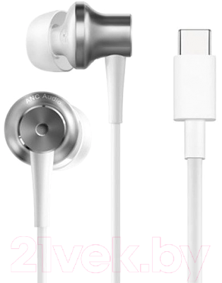 Наушники-гарнитура Xiaomi Mi ANC & Type-C In-Ear Earphones ZBW4383TY (белый)