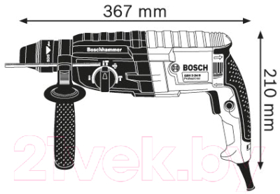 Профессиональный перфоратор Bosch GBH 2-24 DRE Professional (0.611.272.102)