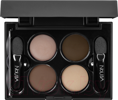 

Палетка теней для век Nouba, Коричневый;розовый;бежевый, Quattro Eyeshadow 643