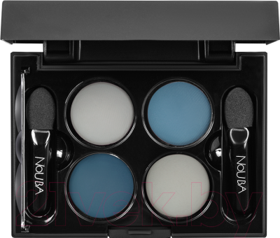 

Палетка теней для век Nouba, Серый;синий;голубой;бежевый, Quattro Eyeshadow 645