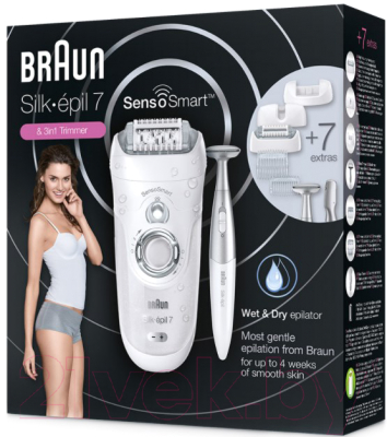 Набор для эпиляции Braun Silk-epil 7 SensoSmart 7/890
