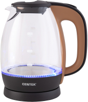 Электрочайник Centek CT-0056 (бежевый/кофе) - 