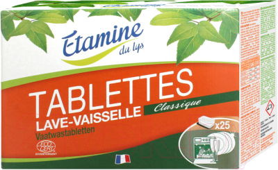 

Таблетки для посудомоечных машин Etamine du Lys, 25шт
