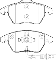 Тормозные колодки Valeo 301635 - 