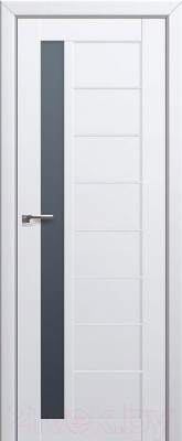 Дверь межкомнатная ProfilDoors Модерн 37U 60x200 (аляска/стекло графит)