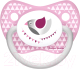 Миниатюра изображения товара Пустышка Canpol Let’s Celebrate силиконовая анатомическая 0-6мес / 23/279 (розовый)