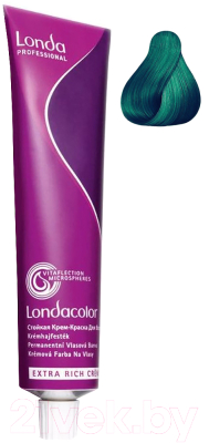 Крем-краска для волос Londa Professional Londacolor Стойкая Permanent 0/28 (матовый синий микстон)