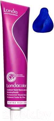 Крем-краска для волос Londa Professional Londacolor Стойкая Permanent 0/88 (интенсивный синий микстон)