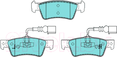 

Тормозные колодки ATE, 13047071902