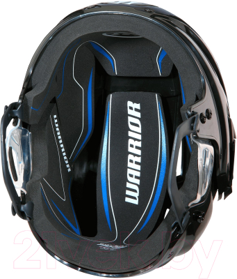 Шлем хоккейный Warrior Covert PX2 Combo Slvcage / PX2HCS6-NV-L (темно-синий)