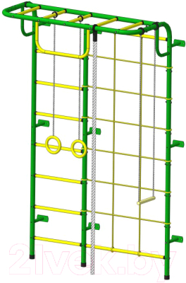 Детский спортивный комплекс Пионер С104 (зеленый/желтый)