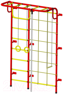 Детский спортивный комплекс Пионер С104 (красный/желтый)
