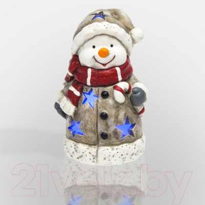 Световая фигурка Neon-Night Снеговичок в шарфе 505-015