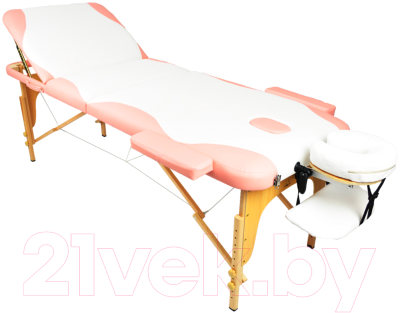 Массажный стол Atlas Sport 3D-70195/4 (white/pink)