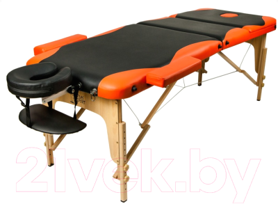 Массажный стол Atlas Sport 3D-70195/4 (black/orange)