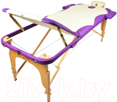 Массажный стол Atlas Sport 3D-70195/4 (cream/purple)