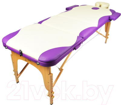 Массажный стол Atlas Sport 3D-70195/4 (cream/purple)