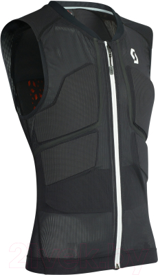 Защитный жилет горнолыжный Scott AirFlex Pro M's vest protector / 271913-1007 (S, черный/белый)