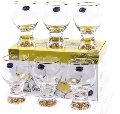 

Набор бокалов Bohemia, Crystal Gina 40159/M8606/230