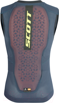 Защитный жилет горнолыжный Scott AirFlex M's Light Vest Protector / 271916-4296 (S, синий/желтый)