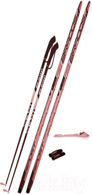 Комплект беговых лыж STC Step NNN 150/110 (красный)