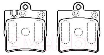 Тормозные колодки HSB HP9534