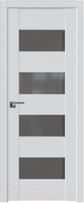 Дверь межкомнатная ProfilDoors Модерн 46U 60x200 (аляска/стекло графит)