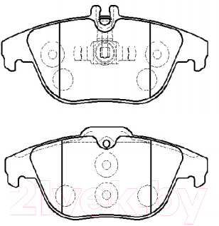 Тормозные колодки HSB HP9988