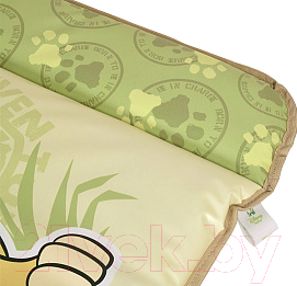 Пеленальный матрас Polini Kids Disney Baby Король Лев 77x72 (салатовый)