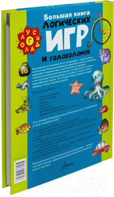 Книга АСТ Большая книга логических игр и головоломок (Гордиенко Н., Гордиенко С.)