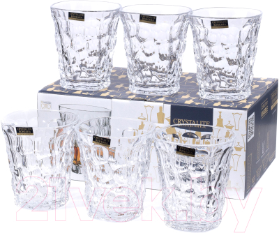 Набор стаканов Bohemia Crystalite Marble 9K7/2KF06/0/99W24/290-662 (6шт)