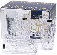 Набор стаканов Bohemia Crystalite Marble 9K7/2KF06/0/99W24/375-662 (6шт) - 