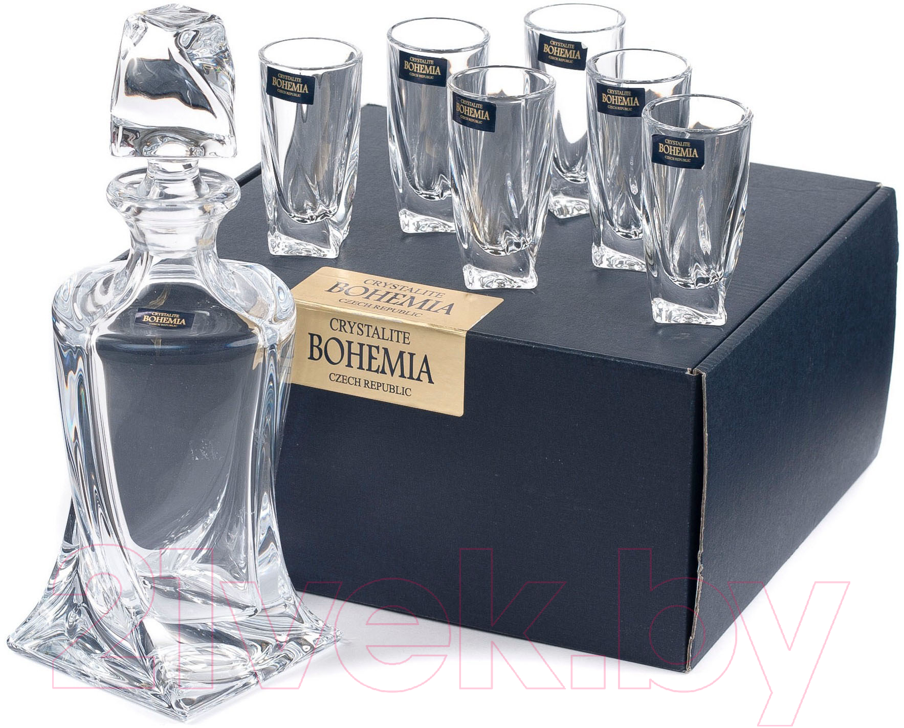 Набор для напитков Bohemia Crystalite Quadro 2K9/99999/9/99A44/457-7MK