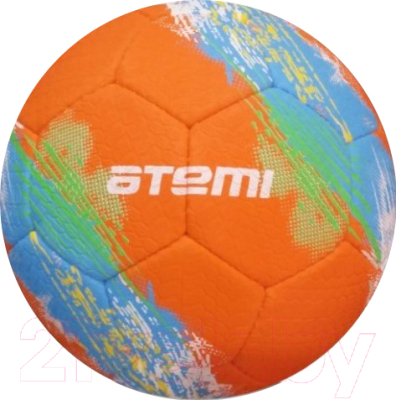 Футбольный мяч Atemi Galaxy (размер 5, оранжевый)