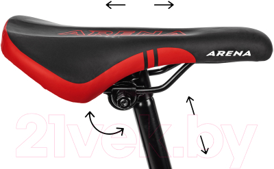Велосипед Arena Flame 2020 / 26SU18SH21 (17, черный/красный)