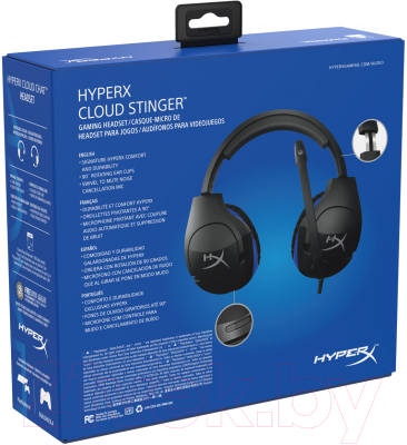 Наушники-гарнитура HyperX Cloud Stinger PS4 (HX-HSCSS-BK/EM)