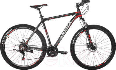 Велосипед Arena Baxter 2020 / 29MT18AM13 (22, черный/красный)