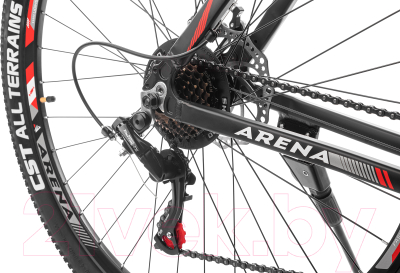 Велосипед Arena Baxter 2020 / 29MT18AM13 (22, черный/красный)
