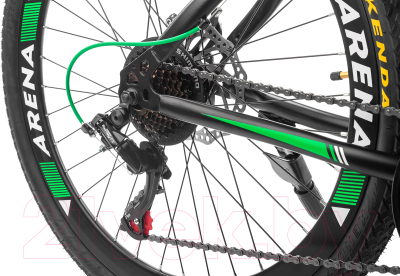 Велосипед Arena Night Ghost 2020 / 26MT18SM11 (16, черный/зеленый)