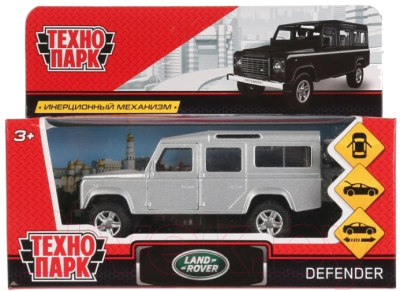 Автомобиль игрушечный Технопарк Land Rover Defender / DEFENDER-SL