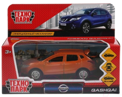 Автомобиль игрушечный Технопарк Nissan Qashqai / QASHQAI-GD