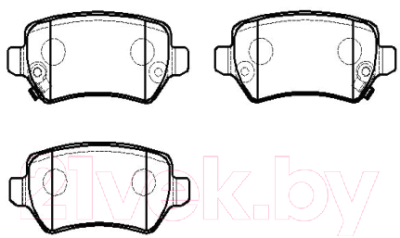 

Тормозные колодки HSB, HP9654