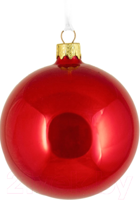 Шар новогодний Грай Орнамент-Багацце на красном Ш80-43