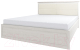 Двуспальная кровать Anrex Monako 160 M с ПМ (сосна винтаж/дуб анкона) - 