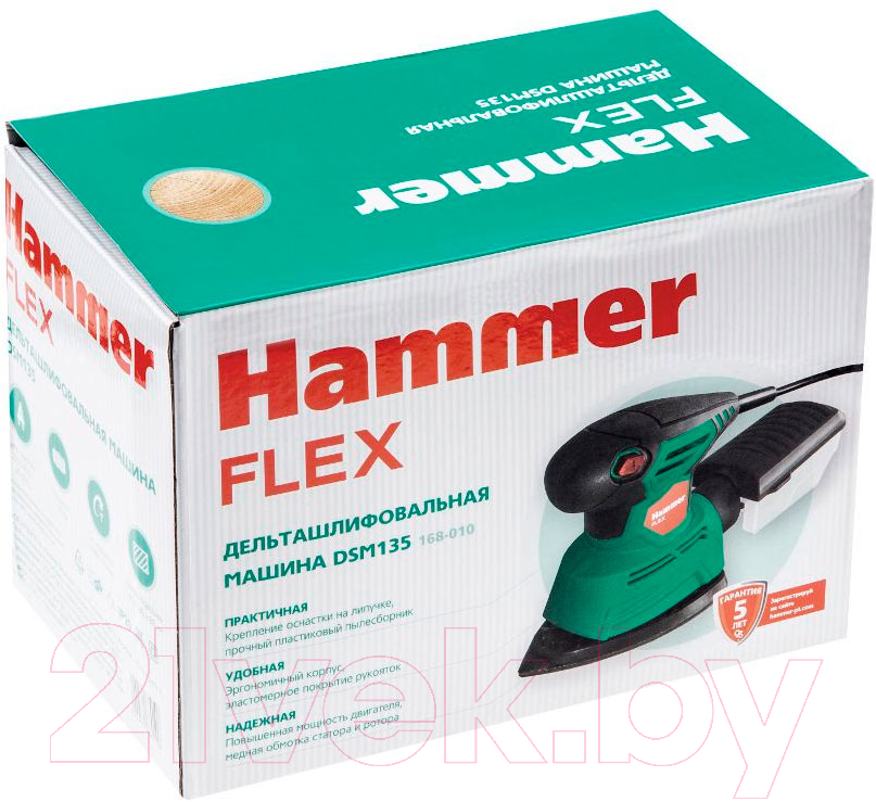 Дельтавидная шлифовальная машина Hammer Flex DSM135