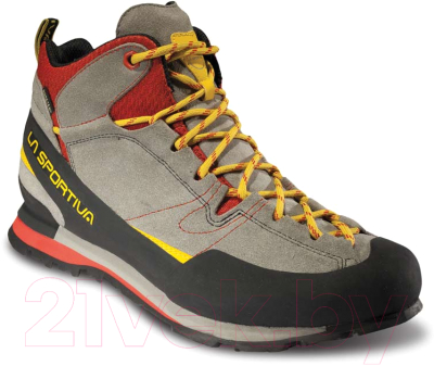 Трекинговые кроссовки La Sportiva Boulder X MID GTX 17E900304 (р-р 37.5, карбон/пламя)