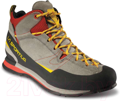 Трекинговые кроссовки La Sportiva Boulder X MID GTX 17E900304 (р-р 38.5, карбон/пламя)